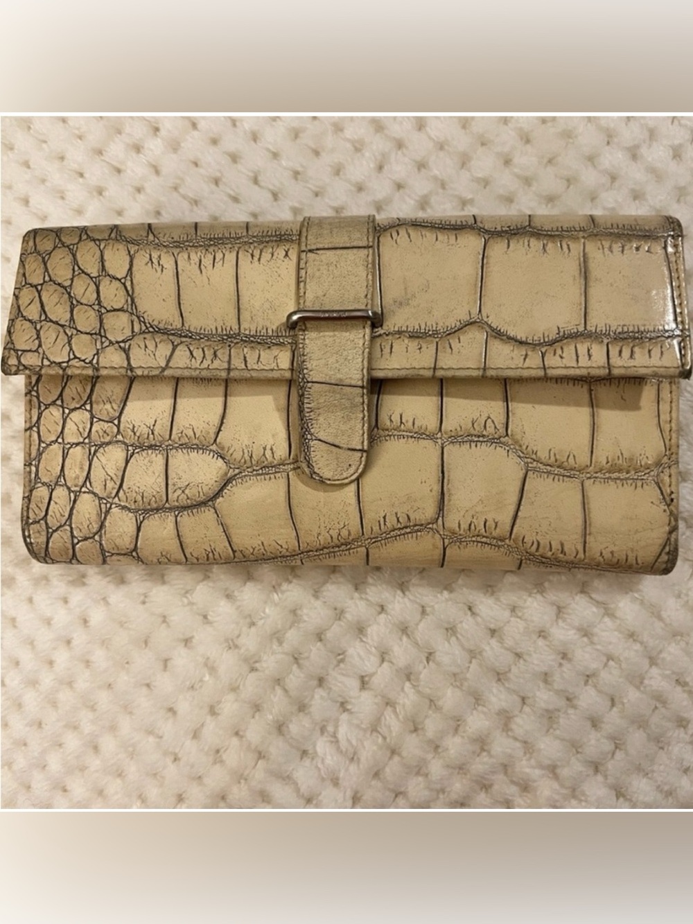 🩷Vintage Furla crocodile wallet💚🩷💚